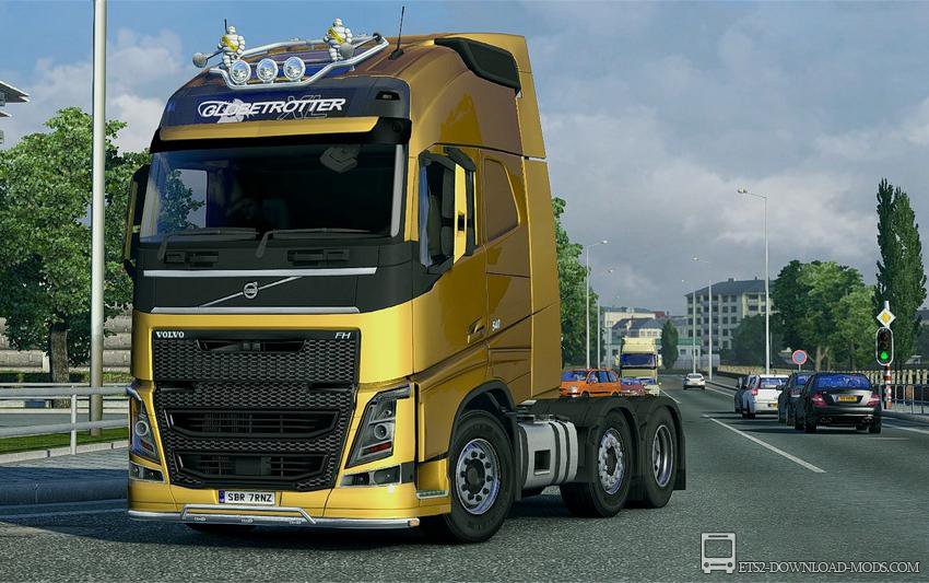 Скачать мод на тюнингованый грузовик Volvo FH16 2013 v18.0.1s для Euro Truck Simulator 2 1.16