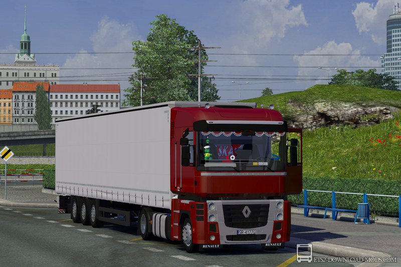 Мод на грузовик Renault Magnum 480 для Euro Truck Simulator 2 1.16