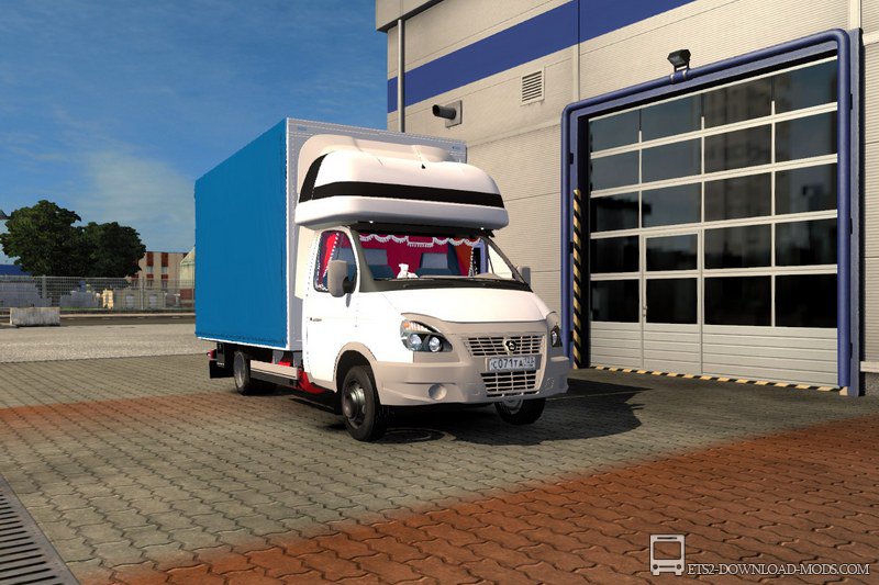 Скачать мод на грузовик Газель Бизнес для Euro Truck Simulator 2 1.16 (ETS 2 1.16)