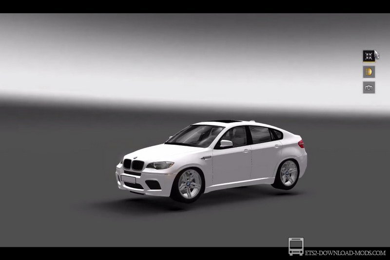 Мод на автомобиль BMW X6 для Euro Truck Simulator 2 1.16