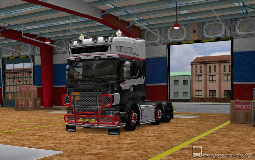 Скачать мод на пак скинов для Scania R2008 50k для Euro Truck Simulator 2 1.16