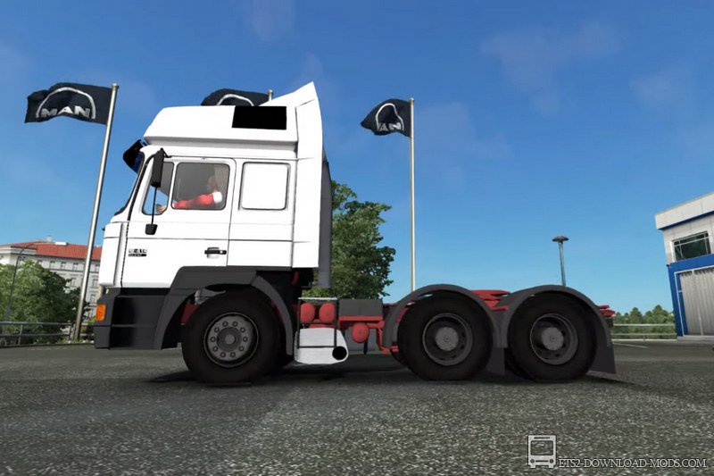 Скачать мод на грузовик MAN F2000 v2 для Euro Truck Simulator 2 1.16