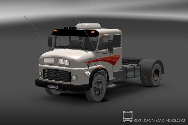 Скачать мод на ретро-грузовик Mercedes-Benz 1519 для Euro Truck Simulator 2 1.16
