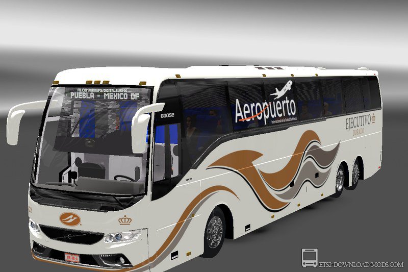 Скачать мод на автобус Volvo 9700 Grand для Euro Truck Simulator 2 1.16