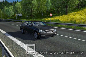 Скачать мод на легковой автомобиль Mercedes E63 AMG v 3.0 для Euro Truck Simulator 2 1.17