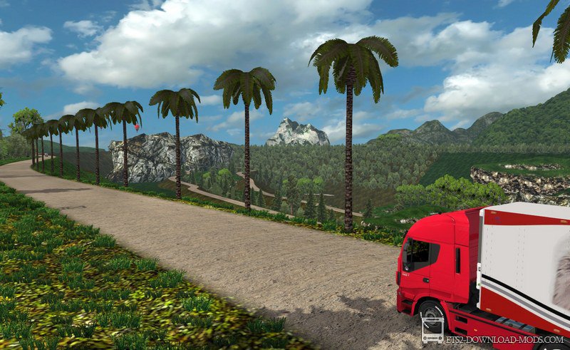Скачать мод на улучшенную карту Индонезии M.I.I для Euro Truck Simulator 2 1.16 (ETS 2 1.16, ЕТС 2 1.16)