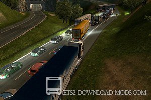 Скачать мод на свет True Lights AI v 6.1 для Euro Truck Simulator 2 1.17
