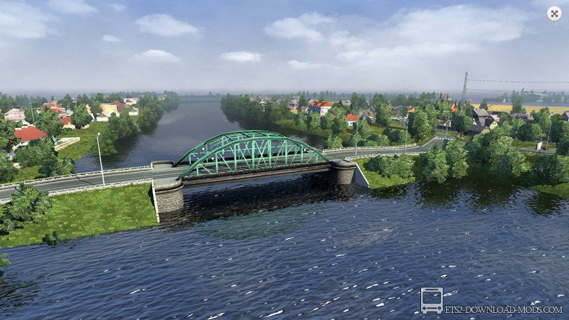 Скачать мод на карту Венгрии Hungary map v0.9.25 для Euro Truck Simulator 2 1.18 (ETS 2 1.18, ЕТС 2 1.18)