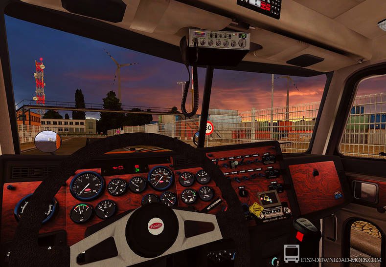 Скачать мод на грузовик Peterbilt 379 EXHD для Euro Truck Simulator 2 1.18 (тягач для ETS 2 1.18, ЕТС 2 1.18)