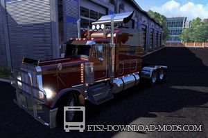 Скачать мод на грузовик Peterbilt 379 EXHD для Euro Truck Simulator 2 1.18