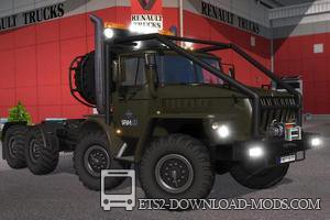 Скачать мод на грузовик URAL-43020 V5 для Euro Truck Simulator 2 1.18