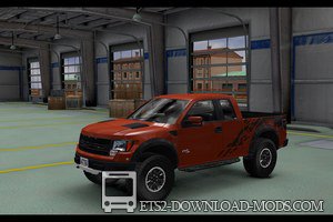 Пикап Ford F-150 SVT Raptor для Euro Truck Simulator 2 (обновлено для ETS 2 1.30)