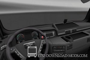 Скачать мод на новый интерьер MAN TGX для Euro Truck Simulator 2 1.18