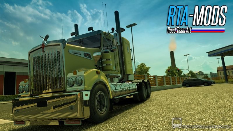 Грузовик Kenworth t908 rta для Euro Truck Simulator 2