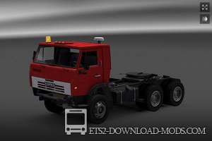 Мод на грузовик Камаз 5410 для Euro Truck Simulator 2 (обновлено для ETS 2 1.27)
