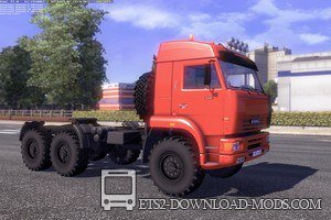 Грузовик Камаз 6460 для Euro Truck Simulator 2