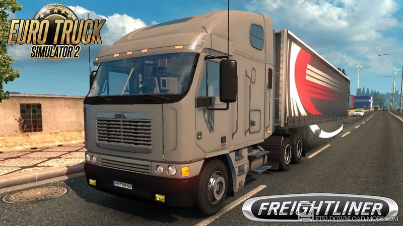 Мод на грузовик Freightliner Argosy для Euro Truck Simulator 2 (тягач обновлено для ETS 2 1.26)