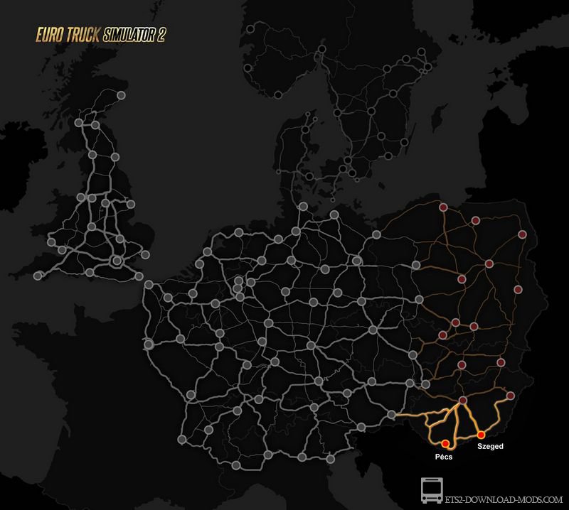 Обновление игры Euro Truck Simulator 2 1.19 (ETS 2 1.19 торрент, ЕТС 2 1.19)