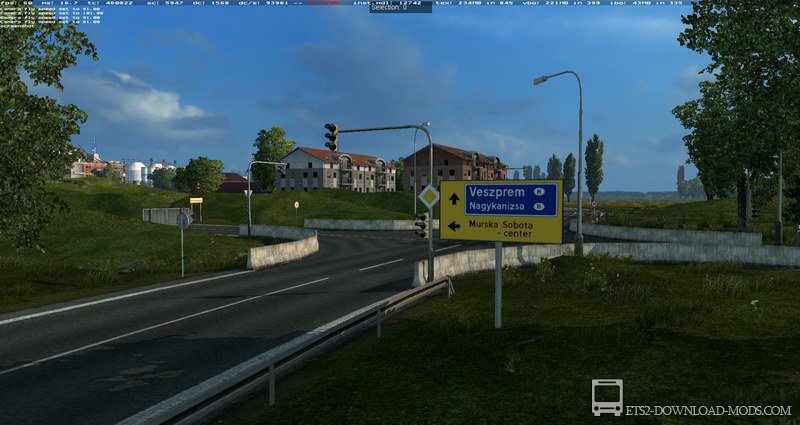 Карта MHAPro map EU 2.0 для Euro Truck Simulator 2 (MHAPro map для ETS 2 1.20)