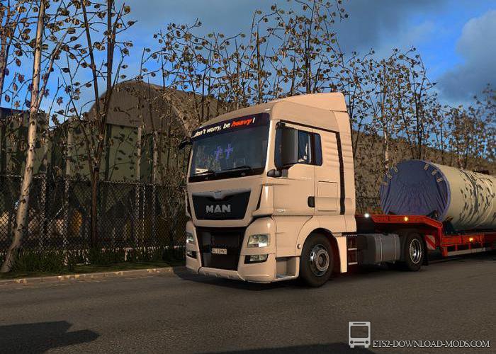 Грузовик MAN TGX Euro 6 v 1.4 + Скин для Euro Truck Simulator 2 (качественный тягач для ETS 2)
