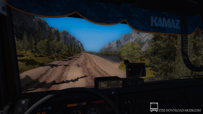 Грузовик Kamaz 6460 & 65225-22 для Euro Truck Simulator 2 (Камаз 6460 для ETS 2)