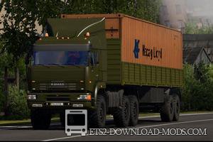 Грузовик Kamaz 6460 & 65225-22 для Euro Truck Simulator 2