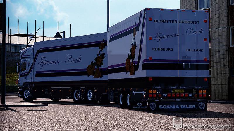 Грузовик Scania R500 для Euro Truck Simulator 2 (тягач Скания R500 для ETS 2)