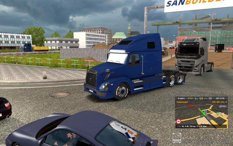 Грузовик Volvo VNL 670 1.5.2 для Euro Truck Simulator 2 (обновлено для ЕТС 2 1.27)