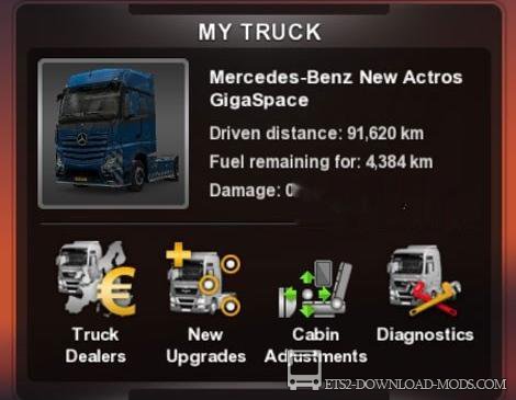 Сохранение/SaveGame (50% / 46 уровень/ 2 016 600$) для Euro Truck Simulator 2 1.21(сохранение на много денег для ETS 2 1.21)