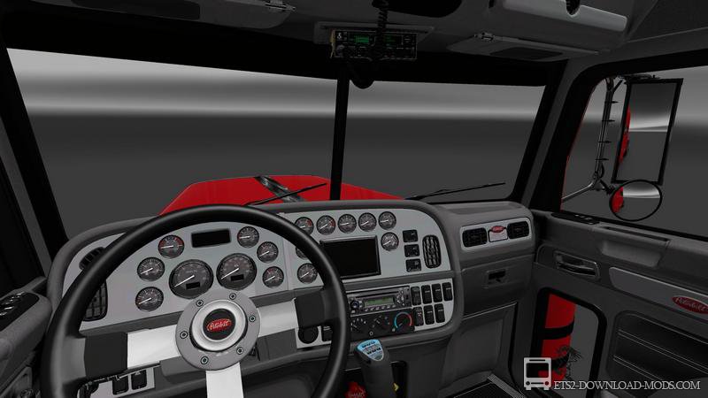 Улучшенный грузовик Peterbilt 389 v1.9 для Euro Truck Simulator 2