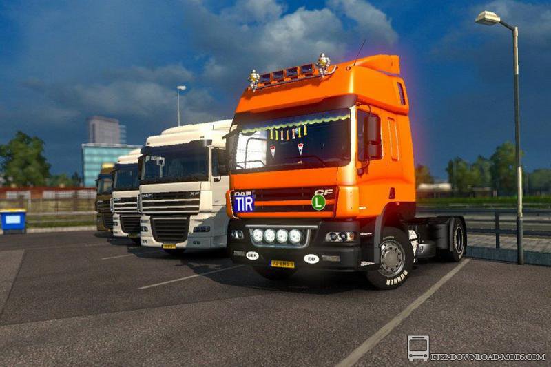 Грузовик DAF CF 85 v1.8 для Euro Truck Simulator 2 (обновлено для ETS 2 1.25)