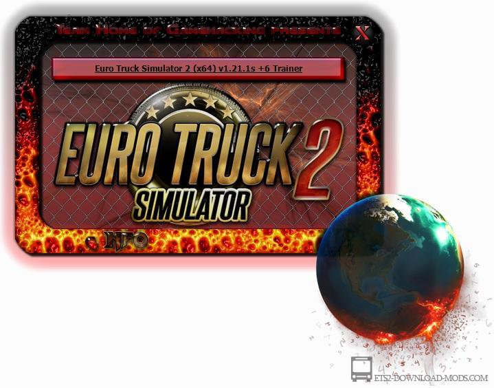 Трейнер для Euro Truck Simulator 2 1.21 (трейнер для ETS 2)