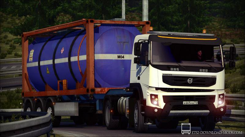 Грузовик Volvo FMX 540 для Euro Truck Simulator 2(тягач Volvo FMX 540 для ETS 2)