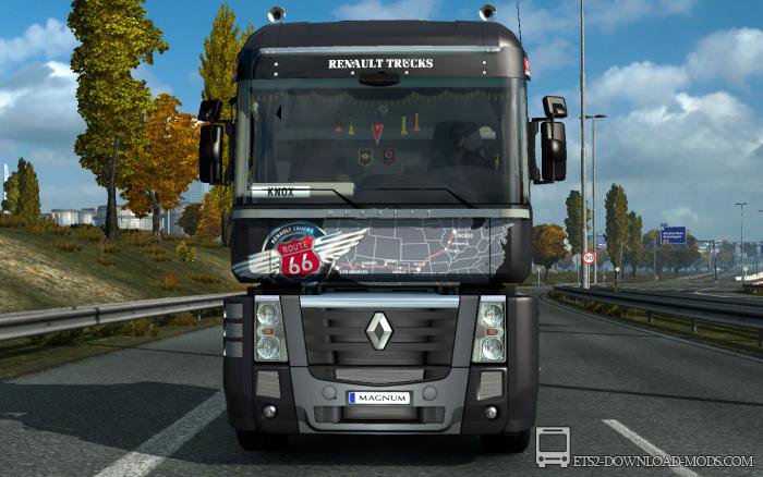 Грузовик Renault Magnum v14.36 для Euro Truck Simulator 2(тягач Рено Магнум для ETS 2)