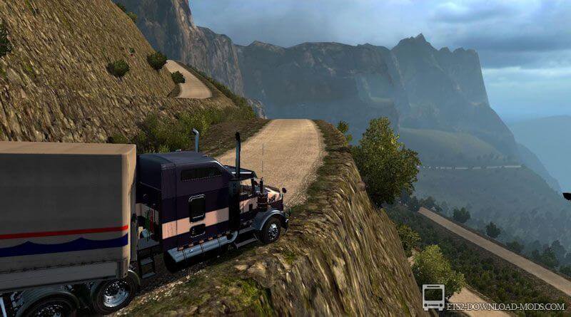 Карта Австралии и Тасмании v5.2 для Euro Truck Simulator 2(обновленная карта для ETS 2)