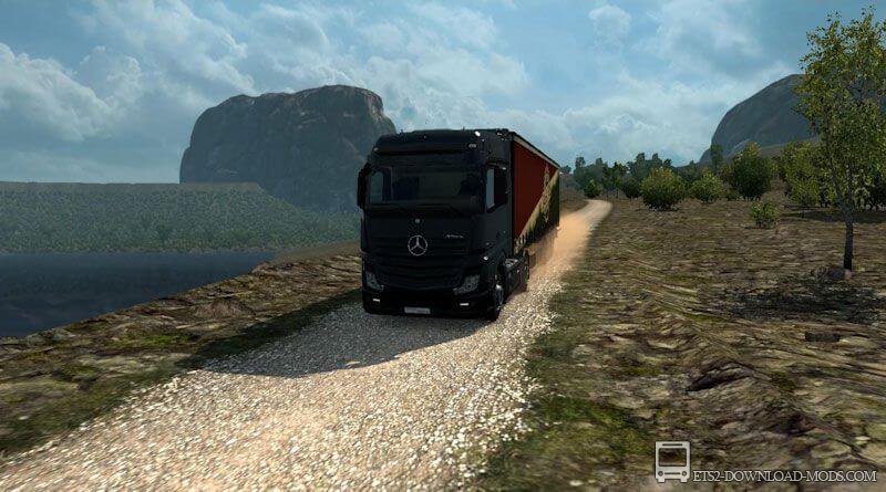 Карта Австралии и Тасмании v5.2 для Euro Truck Simulator 2(обновленная карта для ETS 2)
