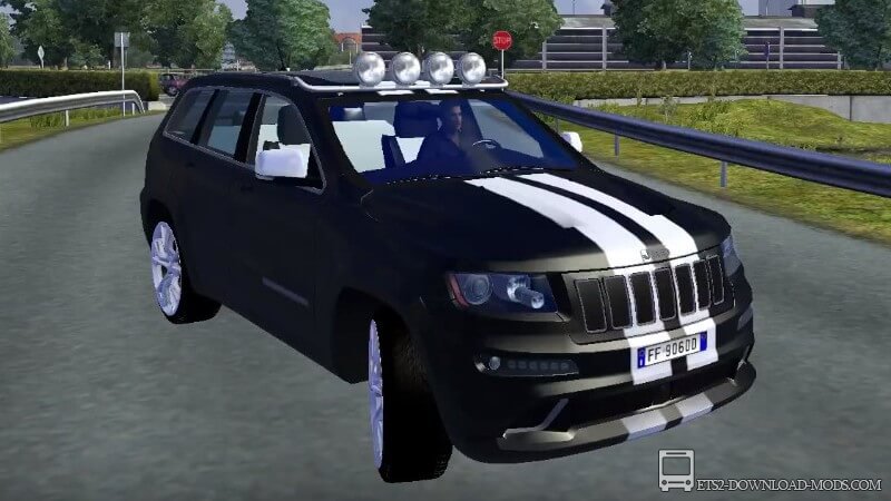 Джип Grand Cheeroke SRT8 v2.0 для Euro Truck Simulator 2(джип Гранд Чероки SRT8 v2.0 для ETS 2)