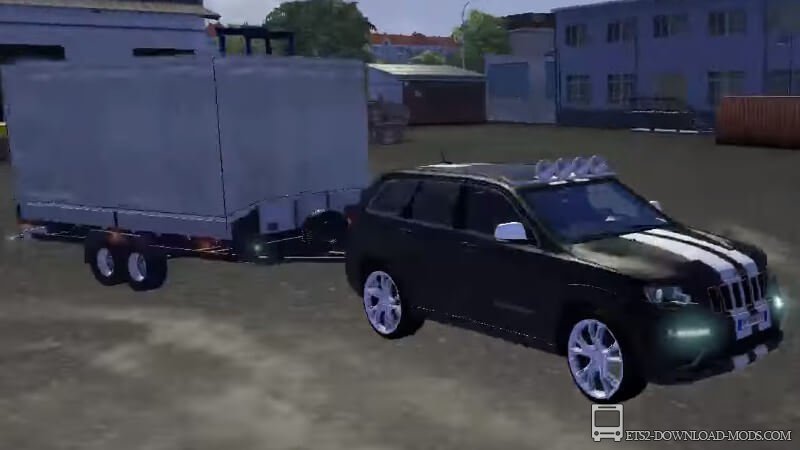 Джип Grand Cheeroke SRT8 v2.0 для Euro Truck Simulator 2(джип Гранд Чероки SRT8 v2.0 для ETS 2)