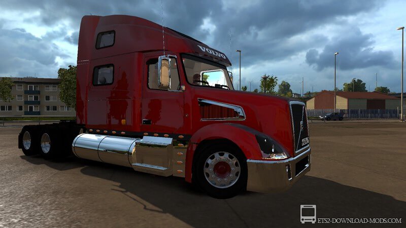 Грузовик Volvo VT880 v2.1 для Euro Truck Simulator 2(тягач Вольво VT880 v2.1 для ETS 2)