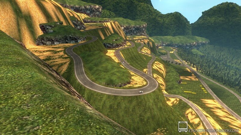 Пак экстремальных карт 6 в 1 South Korea Adventure Map v5.4 для Euro Truck Simulator 2(карты бездорожья для ETS 2)