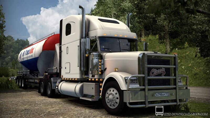 Грузовик Freightliner Classic XL v3.2.0 для Euro Truck Simulator 2(тягач Freightliner Classic XL v3.2.0 для ETS 2)