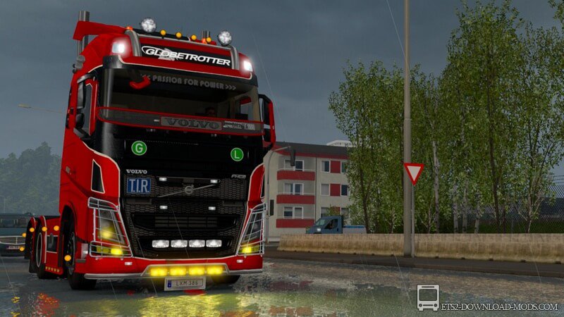 Грузовик Volvo FH16 2013 ohaha для Euro Truck Simulator 2(тягач Вольво FH16 2013 для ETS 2)