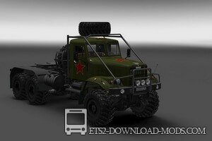Грузовик КрАЗ 255 для Euro Truck Simulator 2 (обновлено для ETS 2 1.22)