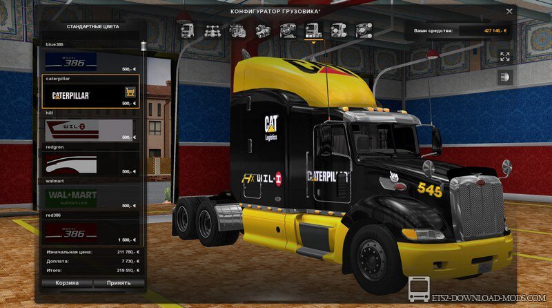 петербилт 362 для euro truck simulator 2