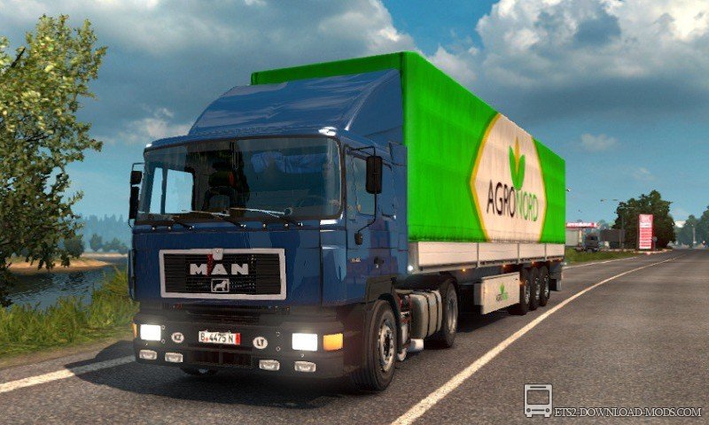Грузовик MAN F90 для Euro Truck Simulator 2 (обновлено для ЕТС 2 1.27)