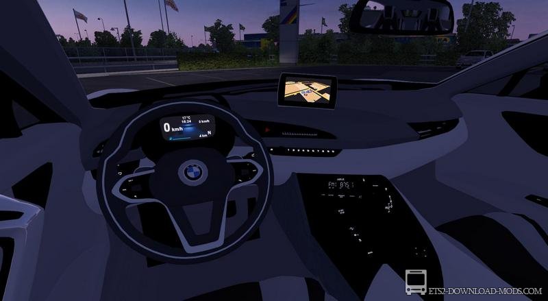 Автомобиль New BMW i8 для Euro Truck Simulator 2