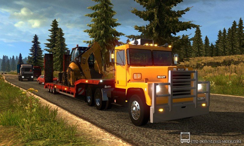 Грузовик SCOT A2HD для Euro Truck Simulator 2 (обновлено для ETS 2 1.26)