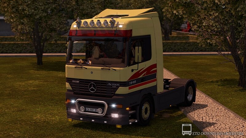 Грузовик Mercedes Benz Actros MP1 для Euro Truck Simulator 2
