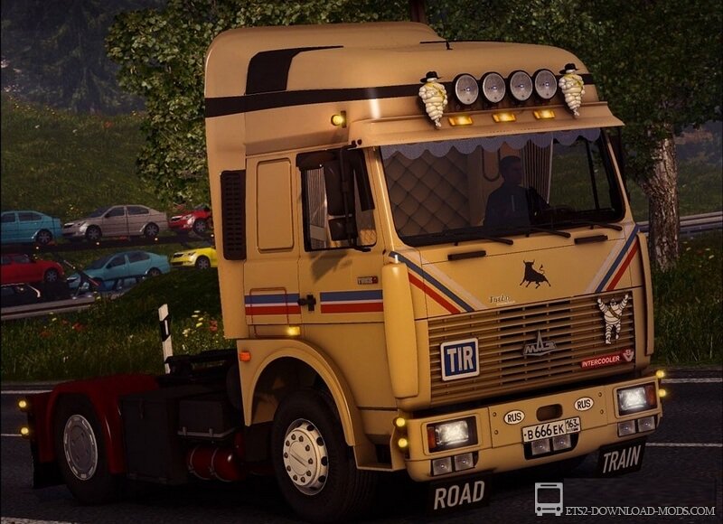 Грузовик MAZ Road Spirit v.2 для Euro Truck Simulator 2(отечественный тягач МАЗ для ETS 2)