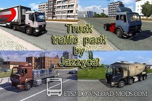 Пак грузового траффика v2.3 от Jazzycat для Euro Truck Simulator 2 (обновлено для ETS 2 1.24)